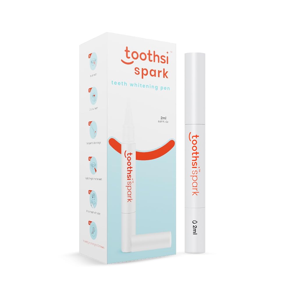 Toothsi Spark Teeth Whitening Pen 2ml 30 Minutes Stain Remover