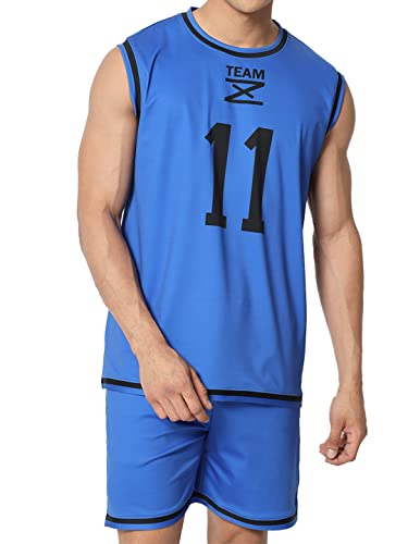 Image of ComicSense.xyz Blue Lock Anime Inspired Team Z #11 Jersey (T Shirt & Short Combo)