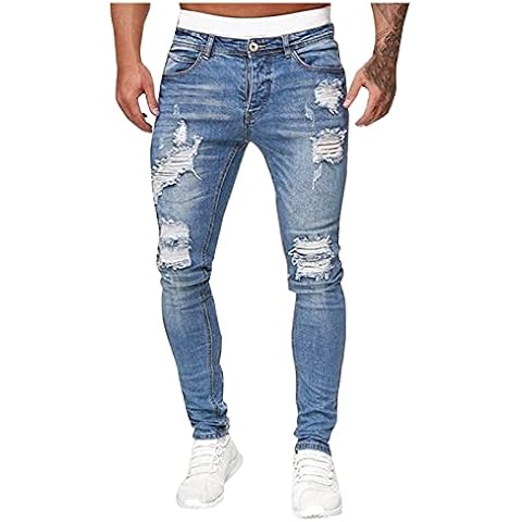 Pantalon Jean Déchiré LAOLUO Cover