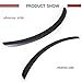 Carbon Fiber Trunk Spoiler Compatible with 2012-2025 Tesla Model S Rear Spoiler Boot Lid High Kick Wing Lip Factory Outlet (Matt Black)