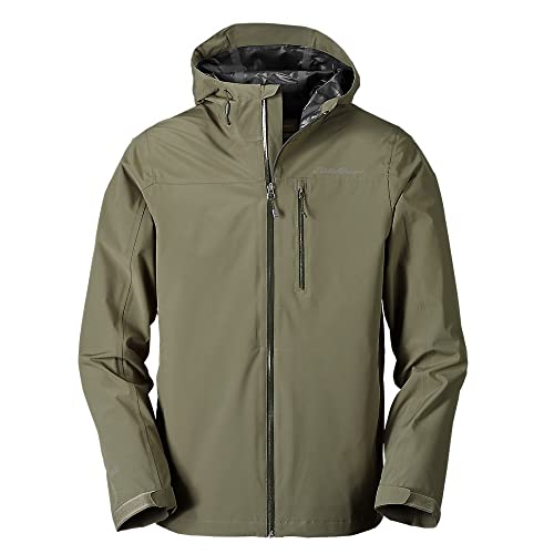 Image of Eddie Bauer mens Cloud Cap Stretch 2.0 Waterproof Rain Jacket
