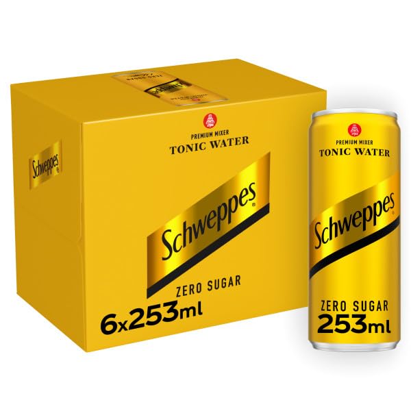 Schweppes Zero Tonic 253ml x 6 Can