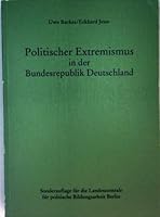 Politischer Extremismus in Der Bundesrepublik Deutschland 3893312609 Book Cover