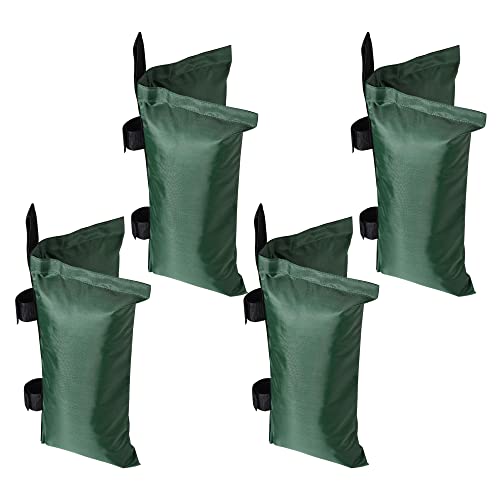 Instahibit Outdoor Weight Sand Bag Oxford + Pu Coating For Pop Up Canopy Instant Tent Gazebo Shelter Green (Pack Of 4) #TOP19
