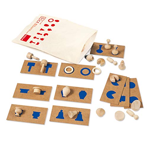 Goula- Percepción Táctil Y Asociación 2 Juego Educativo, Multicolor (51209)