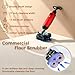 BANGBANGJI Commercial Grade Floor Scrubber, 17” Path, Cordless Electric Cleaner with Double Brushes and Swivel Head for Industrial Spaces