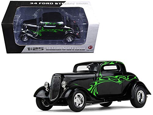 Modelo 1/25 Coche Diecast 1934 Coupe Street Rod