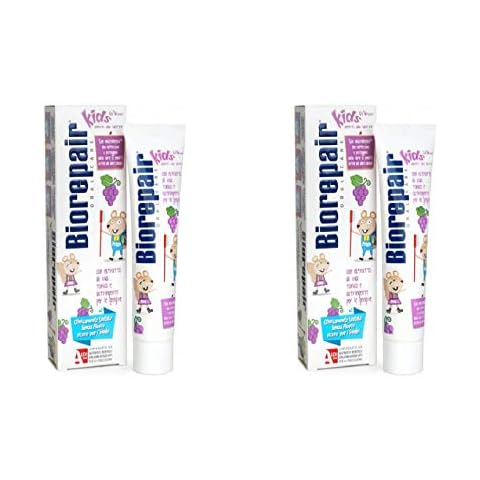 Biorepair Kids 0-6 Toothpaste, Grape, Pack of 2 Cover