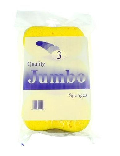 Image of Kent Car Care Jumbo Sponge Super Value Pack (3 Pieces)