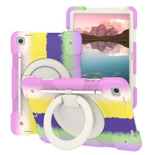 Capa protetora para tablet Capa infantil compatível com Samsung Galaxy Tab A9 Plus 2023 SM-X210/SM-216/SM-X218 de 11 polegadas, com alça giratória, suporte e alça, capas de silicone macio para tablet,