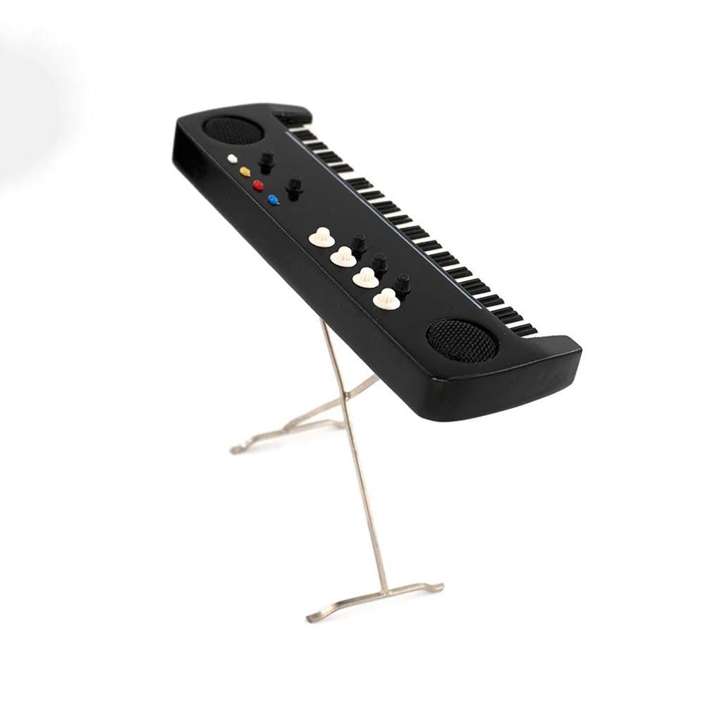 Miniaturowy elektroniczny model organów mini akcesoria do instrumentów muzycznych dekoracja model instrumentów muzycznych