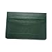 nxnworldwide Slim Card Holder, Genuine Leather, Multiple Card Slots, 6 Fashion Colors (Green)