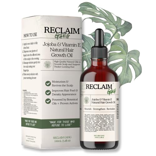 Reclaim Gang Natural Hair Growth Oil with Rosemary & Pumpkin Seed 3.4oz
