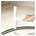Just Hang Shower Squeegee for Glass Doors, All-One-Piece Silicone with Built-in Hook Design for Easy Hanging and Cleaning(White)