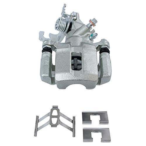 Image of TRQ Rear Brake Pad and Rotor Set Ceramic Solid Rotors Calipers | For 2004-2008 Acura TSX 2003-2007 Honda Accord