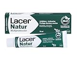 LACER NATUR - Pasta Dental 75ml, Origen Natural, Anticaries y Antibacteriano, Pasta de Dientes Antiséptica, Antioxidante, Con Flúor, Sin Gluten