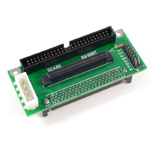 Ruilogod SCA 80Pin femmina a SCSI HD 68/50 Pin Adattatore convertitore convertitore