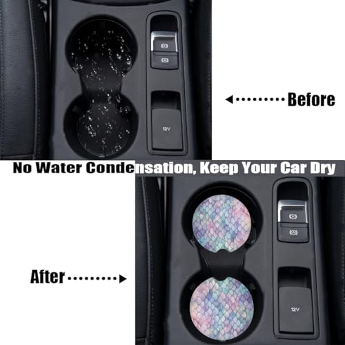 Portavasos para Auto Cerámico Absorbente 2 Piezas miniatura 5