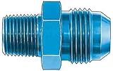 Aeroquip FCM2185 Aluminum -10AN to 3/8' NPT Fuel Pump Adapter, Blue