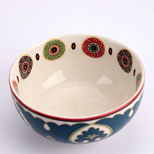 Aparelho de Jantar Royal Suzani 18 Peças em Porcelana L'Hermitage Multicor