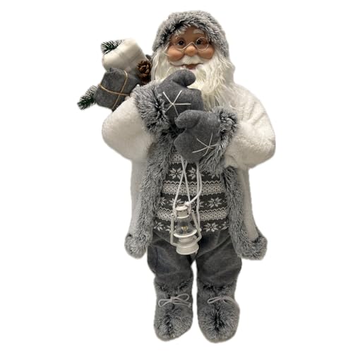 Imma 5810G Pai Natal de interior, 83 cm, branco, grande, 83 cm A