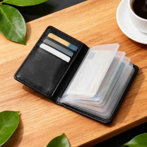 Fundas de plástico transparentes para planificar facturas en tu cuaderno diario 8