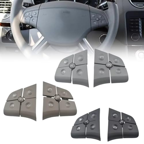Bouton Commande Volant Benz W164 Kit Multifonction Anti-Rayures 2 Pcs