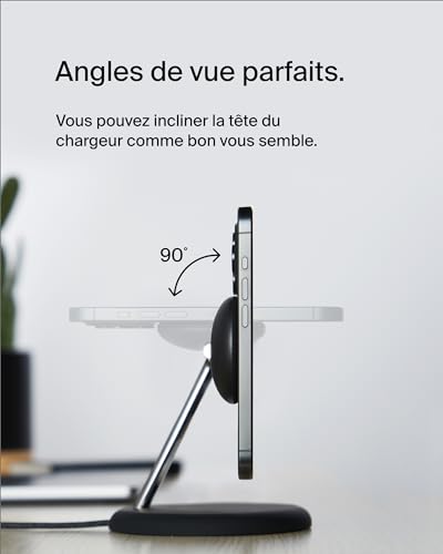 Belkin Chargeur Magsafe Qi2 pour iPhone Airpods et AppleWatch 3 en 1 - vue 7