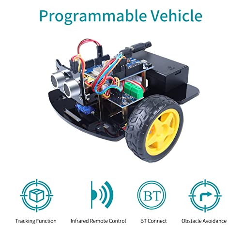Staright Smart Robot DIY Kit Kit de robô programável inteligente com sistema Rastreamento de prevenç