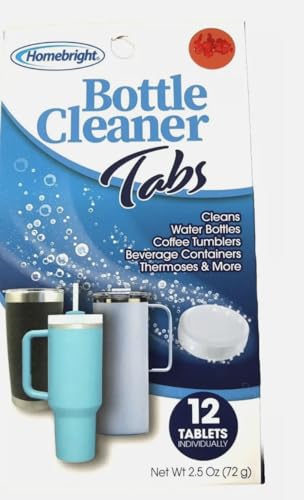 bottles cleaner 12 tabs pack of 2