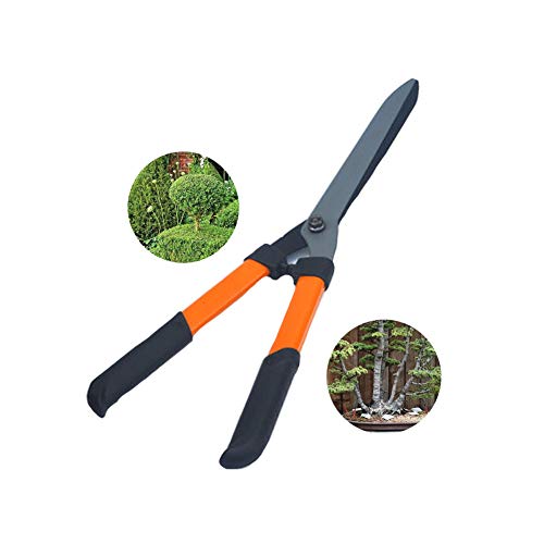 Taille-haie droit domestique, angle incurvé ergonomiquement, outil de coupe en buis, cisailles de jardin légères avec lame en acier SK-5, poignée en tube d'aluminium