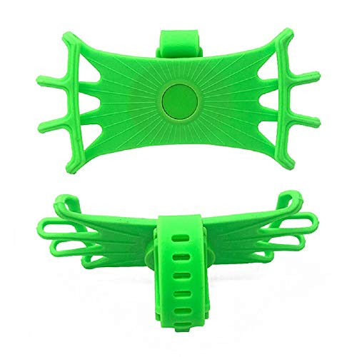 AWFAND Fietstelefoonhouder, 360 Â° rotatie Siliconen fietstelefoonhouder, Universele motorfietsstuurhouder Mobiele telefoonaccessoires geschikt voor 4-6 inch iPhone