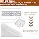 2 Stück Schubladen Organizer - Schminktisch organizer - Schubladenbox - 16 rutschfeste Matten - ideal für Bad, Schlafzimmer, Schminktisch, Schreibtisch und weitere Anwendungen