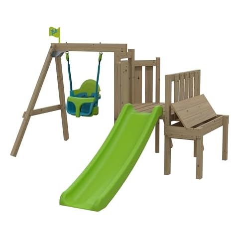 TP Forest Wooden Swing Set and Slide Cover