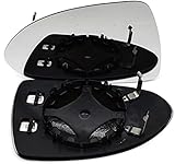 Kurven, die für Sie arbeiten: Hergestellt mit einem präzisen konvexen Glasspiegel, erweitert die leichte Krümmung Ihr Sichtfeld ohne Verzerrung und erleichtert das Erkennen herannahender Fahrräder, niedriger Autos oder versteckter Hindernisse beim Rückwärtsfahren oder Navigieren auf engen Straßen