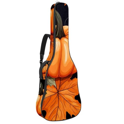 Étui pour guitare acoustique 101,6 cm imperméable à motif de feuilles d'érable