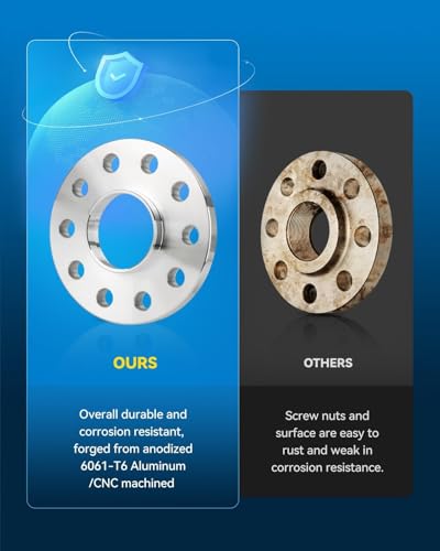 Image of PHILTOP 5x4.5 Hub-Centric Wheel Spacers 0.5 inch for Nissan Altima