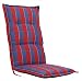 Produktbild Kettler Polen 8 cm Hochlehner Auflage Florence 2095", rot blau gestreift, Made IN Europe, 120x50x8 cm