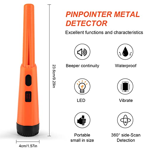 Détecteur de métaux Pinpointer étanche pour ne plus perdre de temps à creuser