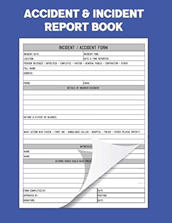Image 11 for Incident Report Book Template