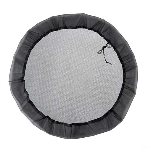 Eawfgtuw Copertura in rete per barili di pioggia, copertura per barili di pioggia, rete regolabile per cisterna d'acqua, anti insetti e foglie che cadono, per casa, giardino, secchio di raccolta