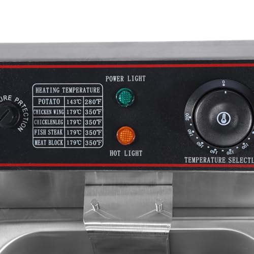 Friteuse double reservoir en acier inoxydable de haute qualité - 8