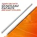 AR-PRO (2-Pack) 1/2”x 36” Zinc Plated Steel Rods Designed for Use as an Axle Shaft on Hand Trucks Dollies Wagons 4005BC Wheelbarrows