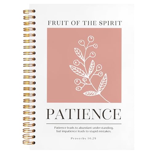 BearCake Fruit of the Spirit Patience Christian Notebook Journal, Christian