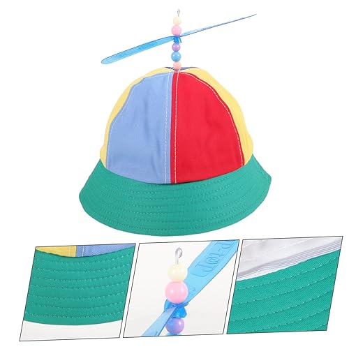 Sombrero de playa para niños SOIMISS: gorro de algodón transpirable con hélice 5