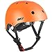 Casco para niños y niñas Casco cómodo Ajustable de Seguridad para patineta, patineta, Bicicleta (3-8 años) (Orange, m(8-13years Old))