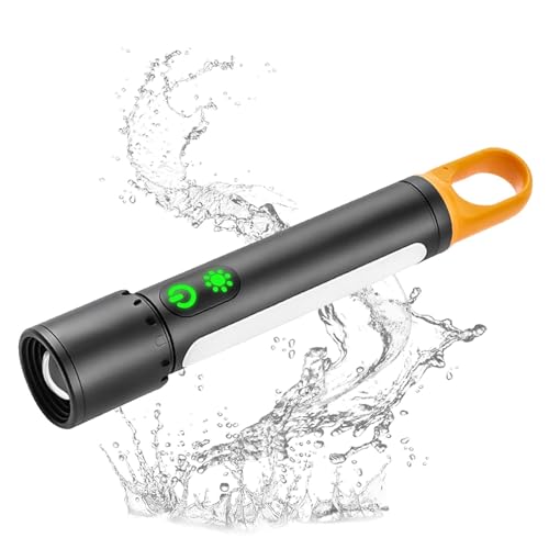 Lampe torche zoomable multifonction LED puissante pour casque de sécurité - 6
