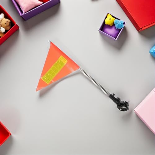 Bandera de seguridad para bicicleta y paseos diarios en familia con mastil retractil 6