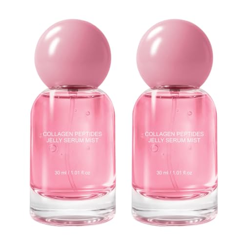 Image of Collagen Peptides Jelly Serum Mist,Hydrating Face Spray with Peptide Complex and Low Molecular Collagen,Plumping & Anti-Aging, for All Skin Types