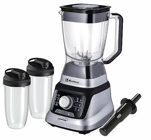 Image of Koblenz Bob Countertop Blender, 1400W, 68 oz, Black /Chrome, LKM-9610